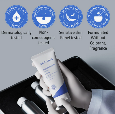 AESTURA l Atobarrier 365 Cream 80mL - Deep hydration and skin barrier strengthening every day!