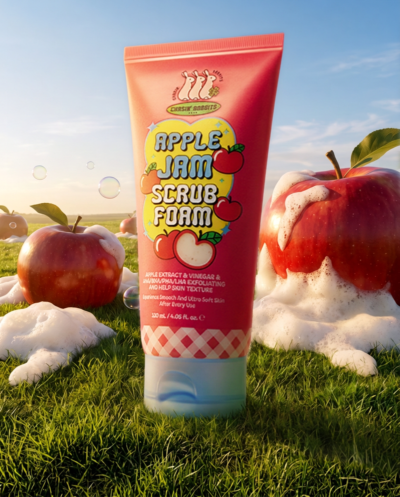체이싱래빗 l 애플잼 스크럽 비건 클린징폼 120ml