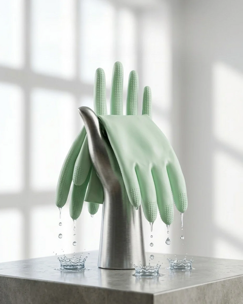 Living Workshop I Rubber Gloves || Mint Green Large