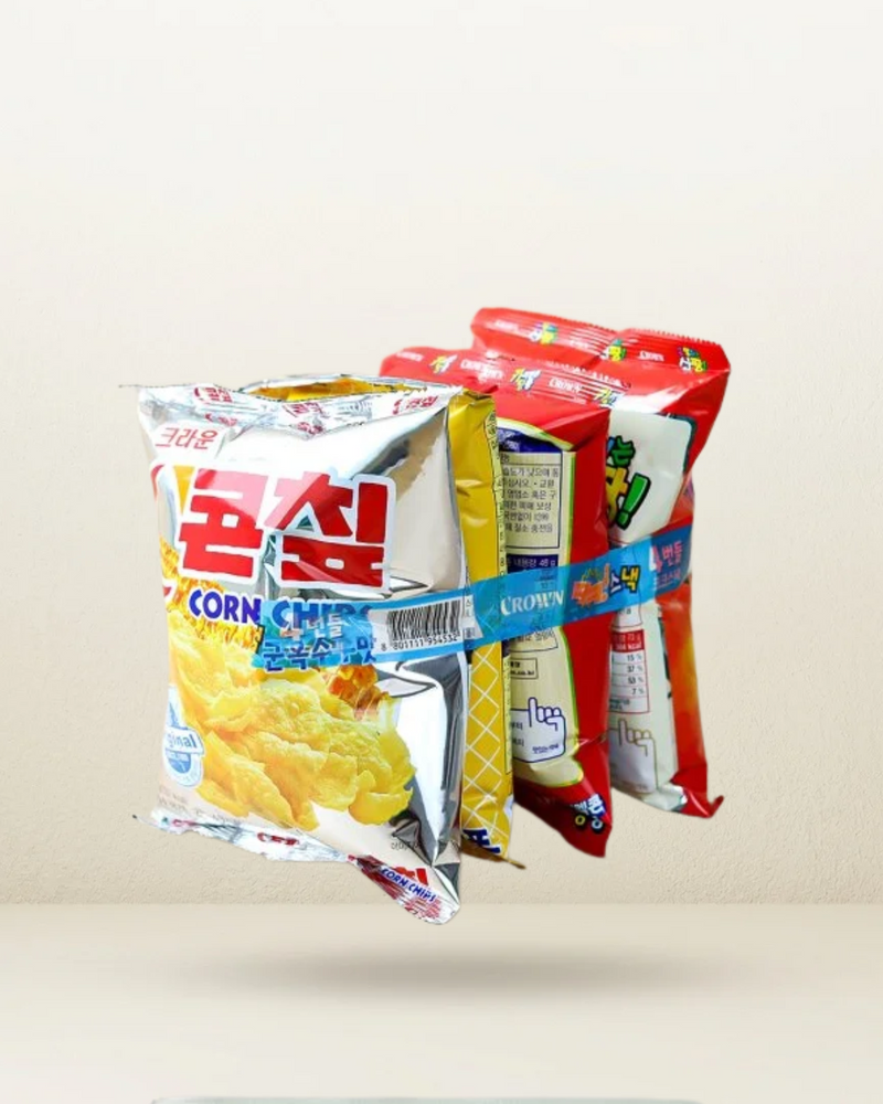 Crown l Kkuk Snack 4 types