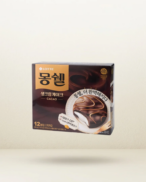 롯데 l 몽쉘 생크림 케이크 카카오 408g
