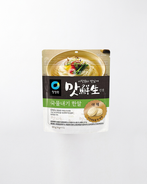 청정원 l 맛선생 야채국물내기 한알 60g