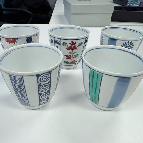 Arita Japan l 아리타 일본도자기 찻잔 5P