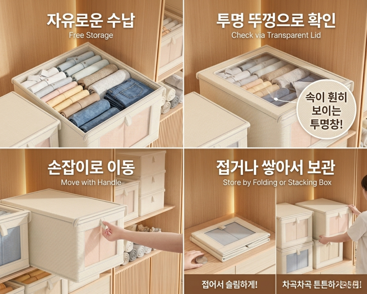 Store neatly, use space efficiently!