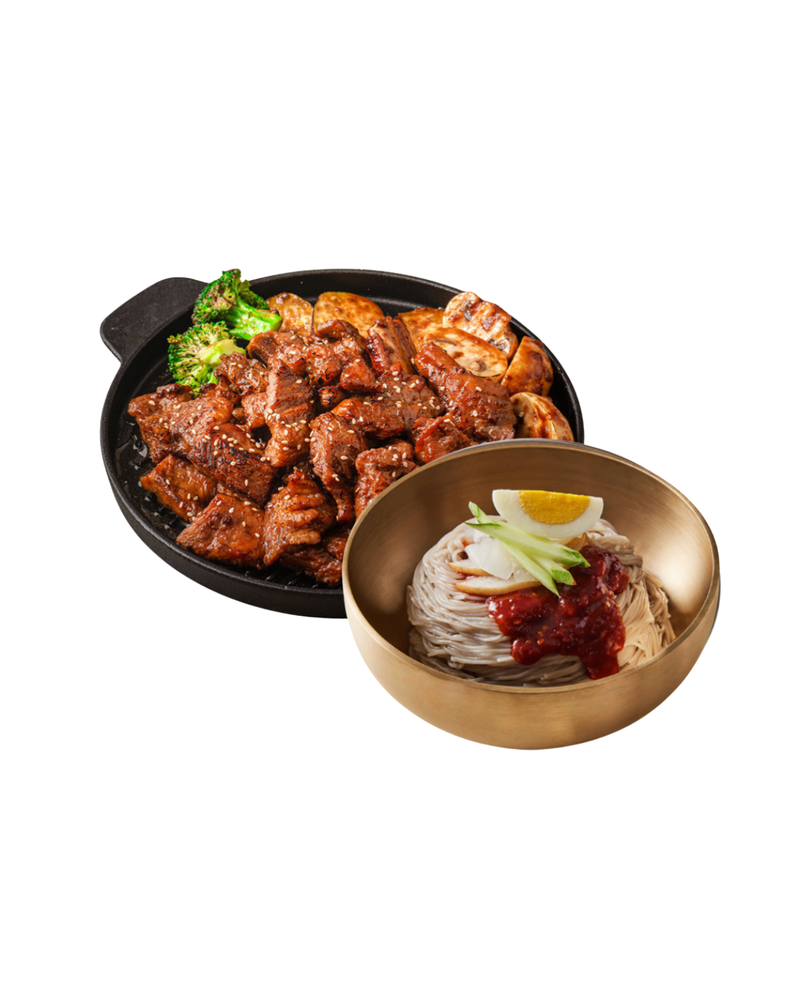 소금향기 l BBQ 양념갈비 + 비빔냉면 밀키트