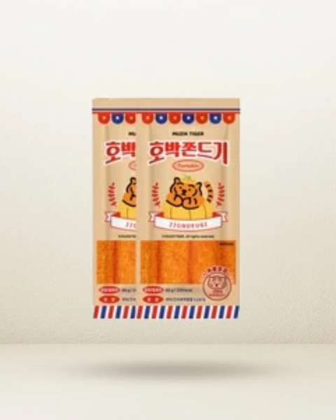 주전부리 l 무직 타이거 호박 쫀드기 88g x 2팩