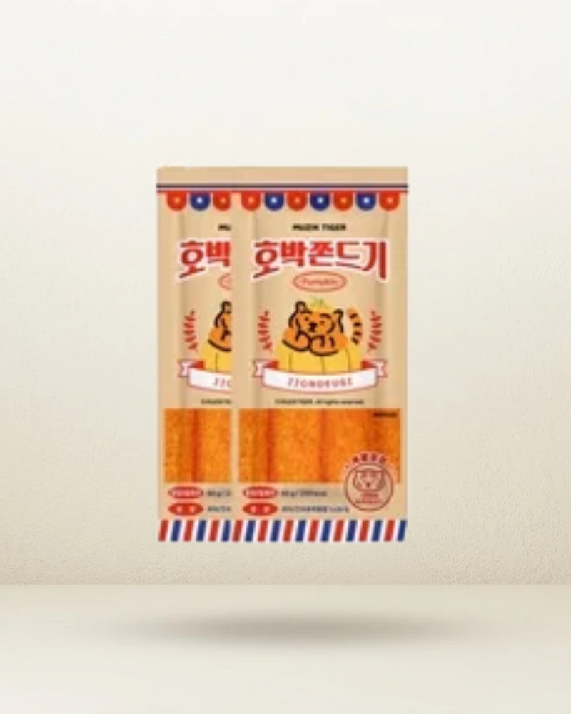 주전부리 l 무직 타이거 호박 쫀드기 88g x 2팩