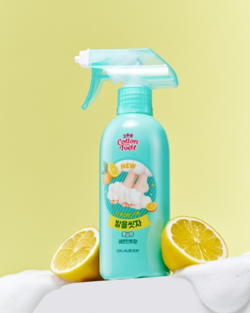 ON:theBODY Let's Wash Feet Foot Shampoo Lemon Mint Scent 385ml
