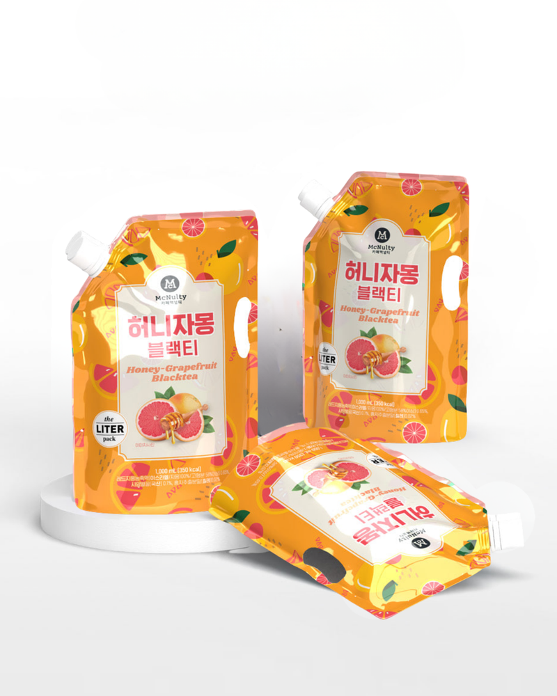McNulty | Honey Grapefruit Black Tea Pouch Large Capacity 1L