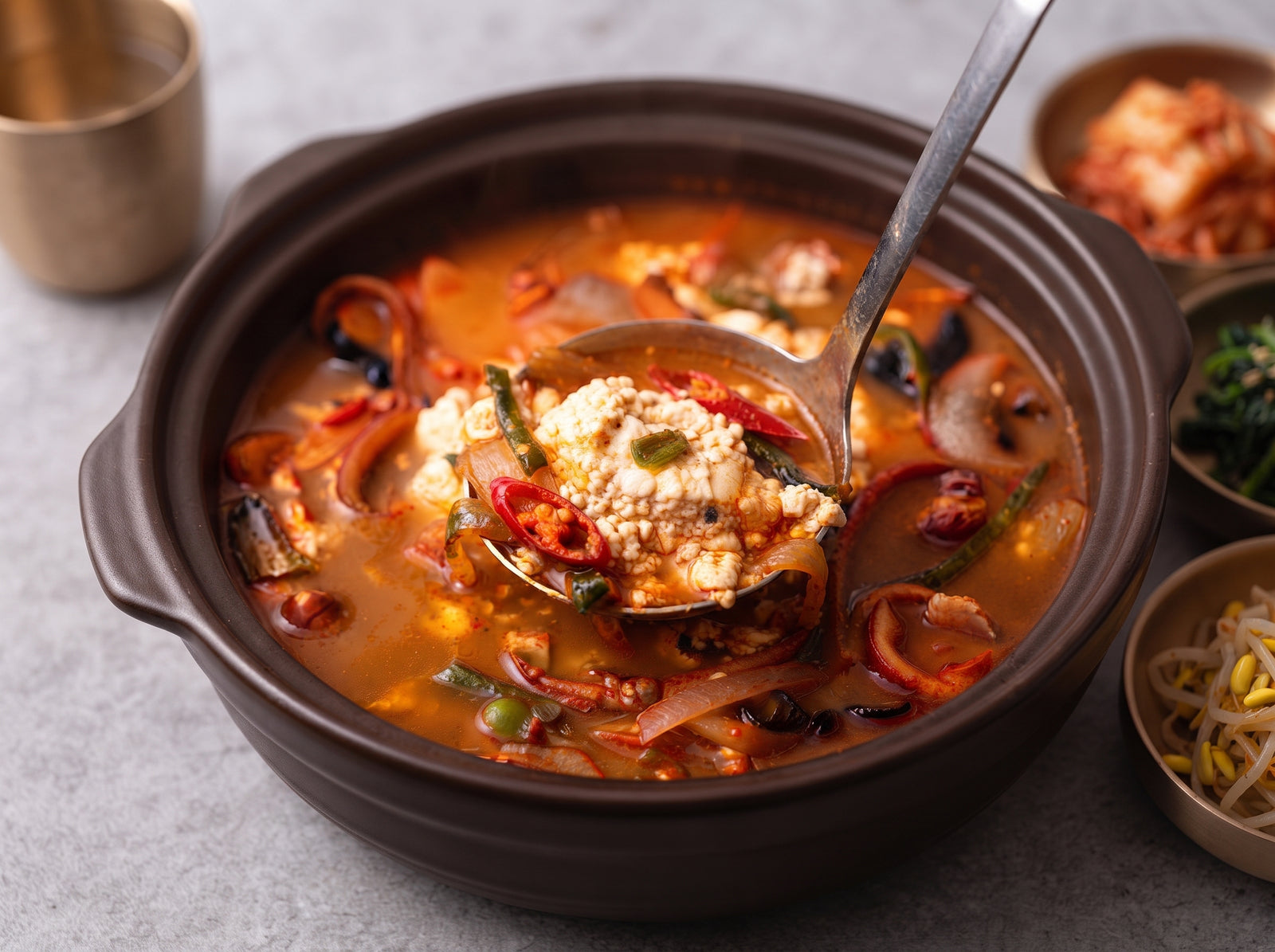 Byulmidam l Gangneung-style Jjamppong Soft Tofu (2 servings, 1 pack of soft tofu)