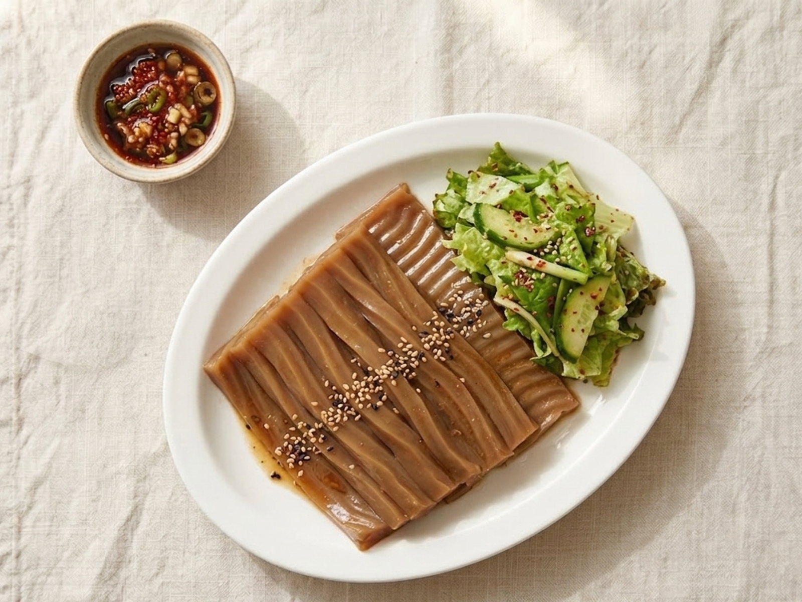 Byulmidam l Acorn Jelly + Sauce (2 servings)