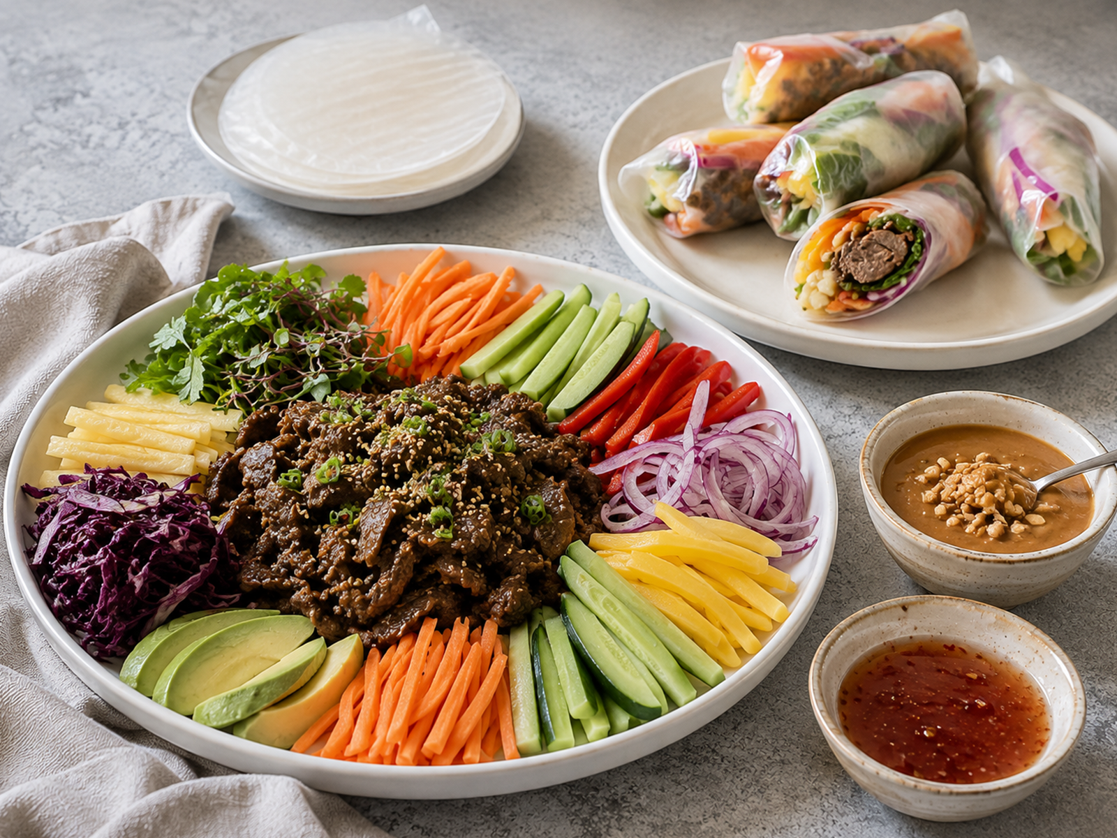 Byeolmidam | Bulgogi Vietnamese Spring Roll Meal Kit (2-3 servings)